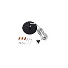 KIT de suspension pour rail magnétique Kendal Lighting Magna MSA18-BLK Noir