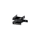 Raccord de rail magnétique encastré en coin extérieur Kendal Lighting Magna MSAR14-BLK Noir