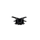 Coin transversal encastré pour chenilles magnétiques Kendal Lighting Magna MSAR26-BLK Noir