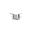 Coin transversal de rail magnétique encastré Kendal Lighting Magna MSAR26-WH Blanc