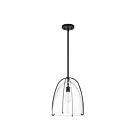 Suspendu Kendal Lighting Solana PF114-BLK 100W 1-lumière noir