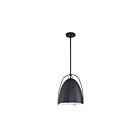 Suspendu Kendal Lighting Alina PF116-BLK 100W 1-lumière noir