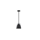 Mini suspendu Kendal Lighting Alina Mini PF117-BLK 100W 1-lumière noir
