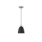 Mini suspendu Kendal Lighting Vilia PF126-BLK-SN 1-lumière 100W Noir