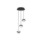 Plafonnier suspendu LED Kendal Lighting Mystyke PF145-3LPA-BLK 18W noir