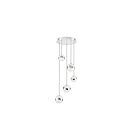 Plafonnier suspendu LED Kendal Lighting Mystyke PF145-5LPA-CH 36W chrome