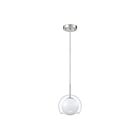 Suspendu Kendal Lighting Sereno PF147-SN 40W 1-lumière nickel satiné
