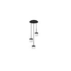 Plafonnier suspendu Kendal Lighting Nuon PF150-3LPA-BLK 75W 3-lumières noir