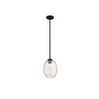 Suspendu Kendal Lighting flocon d'or razzle PF183-BLK-GF 1-lumière 100W Noir