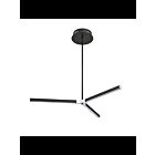 Suspendu LED Kendal Lighting Stykx PF195-BLK-CH 25W Noir