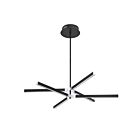 Suspendu LED Kendal Lighting Stykx PF198-BLK-CH 50W Noir