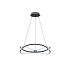Suspendu LED Kendal Lighting HOOP PF199-BLK-CH 48W Noir