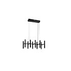 Suspendu LED Kendal Lighting Verticals PF205-20LPE-BLK 50W noir