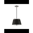 Suspendu Kendal Lighting Sky PF263-BLK-SN 1-lumière 100W Noir