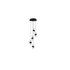 Kendal Lighting PF265-5LPA-BLK Silhouettes 5-Lumières 36W Noir mat LED Suspendue