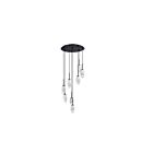 Kendal Lighting PF271-8LPA-BLK Soren 50W LED Noir Suspendu