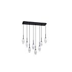 Kendal Lighting PF271-8LRT-BLK Soren 50W LED Noir Suspendu