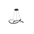 Suspendu LED cristal Kendal Lighting PRADO PF310-BLK 70W noir