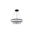 Suspendu à 2 étages Kendal Lighting ARCTIC ICE PF313-BLK 45W noir