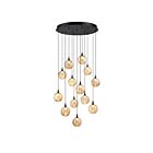 Kendal Lighting PF330-13L-D-BRZ Oriana 52W Noir Suspendu CCT Sélectionnable