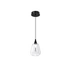 Kendal Lighting PF330-1L-C-CLR Oriana 5W Noir Suspendu CCT Sélectionnable