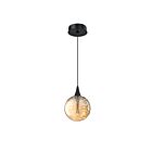 Kendal Lighting PF330-1L-D-BRZ Oriana 5W Noir Suspendu CCT Sélectionnable