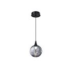 Kendal Lighting PF330-1L-D-SMK Oriana 5W Noir Suspendu CCT Sélectionnable