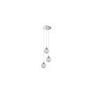 Plafonnier suspendu Kendal Lighting Solaro PF40-3LPA-CH 150W 3-lumières chrome