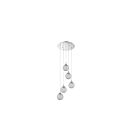 Plafonnier suspendu Kendal Lighting Solaro PF40-5LPA-CH 250W 5-lumières chrome