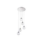 Plafonnier suspendu Kendal Lighting Fybra PF41-5LPA-CH 250W 5-lumières chrome