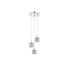 Plafonnier suspendu Kendal Lighting Lustra PF61-3LPA-CH 150W 3-lumières chrome