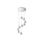 Plafonnier suspendu Kendal Lighting Lustra PF61-9LPA-CH 450W 9-lumières chrome