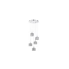 Plafonnier suspendu Kendal Lighting Shimera PF62-5LPA-CH 250W 5-lumières chrome