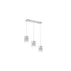 Barre suspendue Kendal Lighting Politan PF63-3LBR-CH 150W 3-lumières chrome