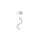 Plafonnier suspendu Kendal Lighting Politan PF63-9LPA-CH 450W 9-lumières chrome
