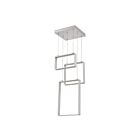 Plafonnier suspendu LED Kendal Lighting Quadron PF93-3LPA-AL 27W 3-lumières nickel satiné