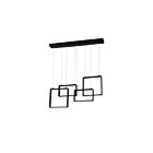Barre suspendue LED Kendal Lighting Quadron PF93-4LBR-BLK 36W 4-lumières noir