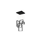 Plafonnier suspendu LED Kendal Lighting Quadron PF93-5LPA-BLK 45W 5-lumières noir