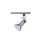 Tête d'éclairage sur rail universel Kendal Lighting TL1701-BST 150W acier brossé 1-tête