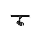 Tête d'éclairage sur rail LED Kendal Lighting TLED-02-BLK 8W noir 1-tête