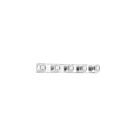 Luminaire de vanité Kendal Lighting Bazil VF1000-5L-CH 200W 5-lumières chrome