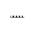 Luminaire de vanité Kendal Lighting Vega VF1200-5L-BLK 250W 5-lumières noir