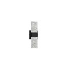 Luminaire de vanité LED Kendal Lighting Glacier VF1300-1BLK 11W noir