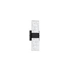 Luminaire de vanité LED Kendal Lighting Glacier VF1300-2BLK 11W noir