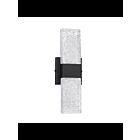 Luminaire de vanité LED Kendal Lighting Glacier VF1300-3BLK 11W noir