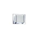 Luminaire de vanité Kendal Lighting Aurora VF2400-1L-CH 60W 1-lumière chrome