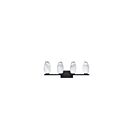 Kendal Lighting VF2710-4L-BLK Soren 50W Noir LED Lumière Vanité