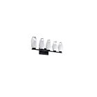 Kendal Lighting VF2710-5L-BLK Soren 50W Noir LED Lumière Vanité