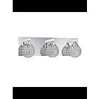 Luminaire de vanité Kendal Lighting Crys VF4200-3L-CH 150W 3-lumières chrome