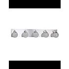 Luminaire de vanité Kendal Lighting Crys VF4200-5L-CH 250W 5-lumières chrome